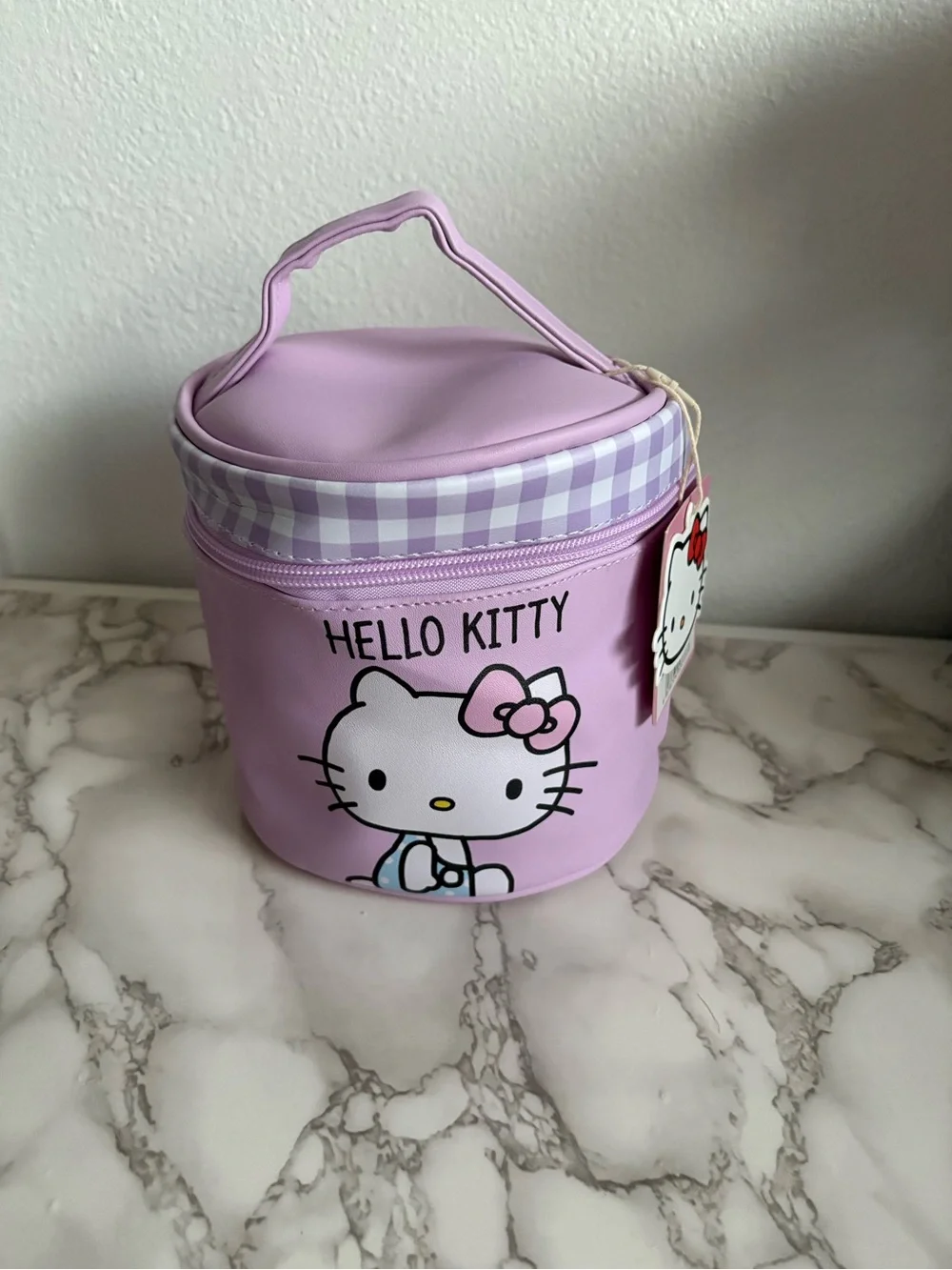 Sanrio Hello Kitty Lilac Makeup Case with Handle